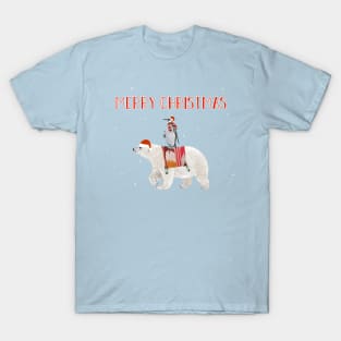 Polarbear Merry Christmas T-Shirt